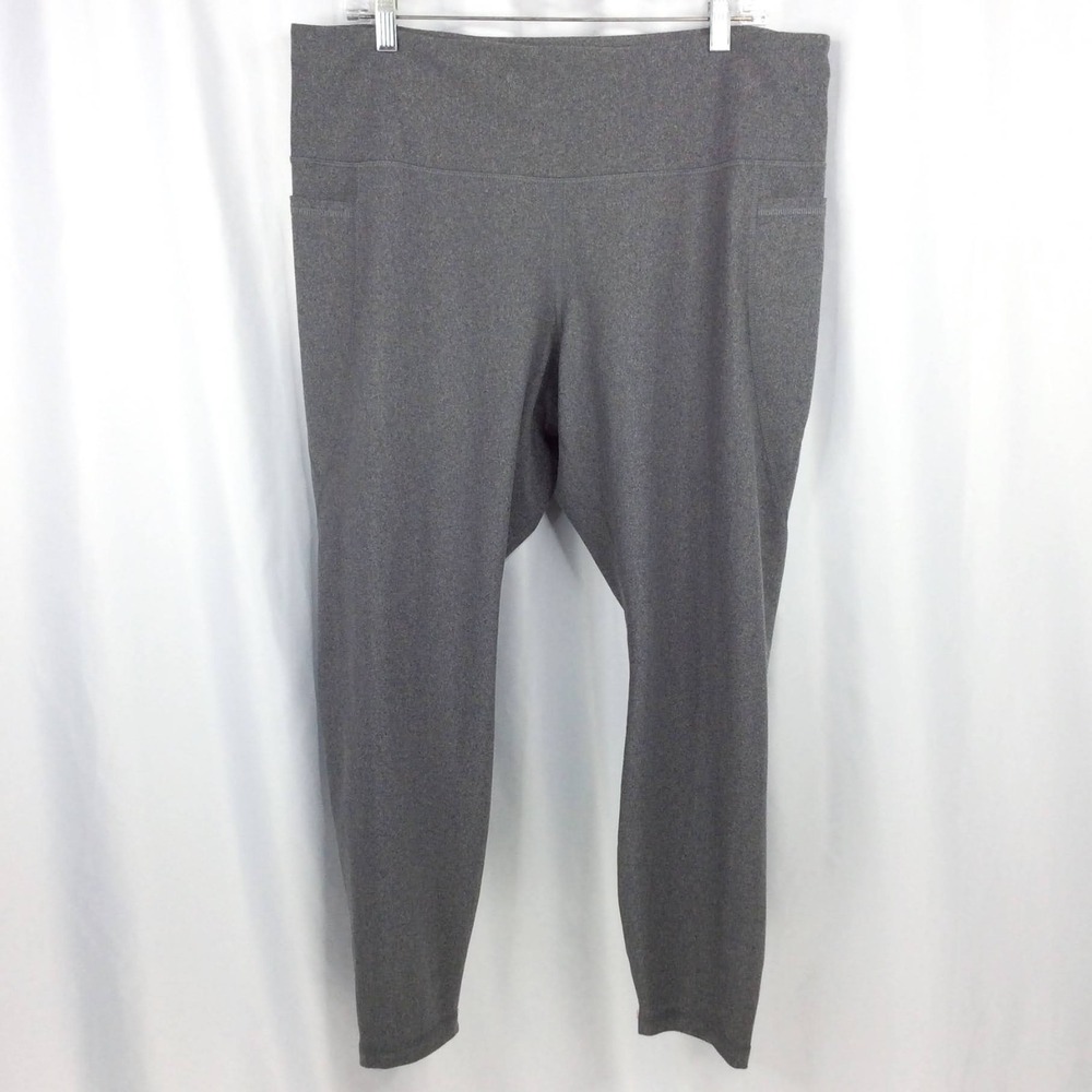 Old Navy Active Powersoft High Rise Go Dry Leggings Women's Plus Size 2X Gray
